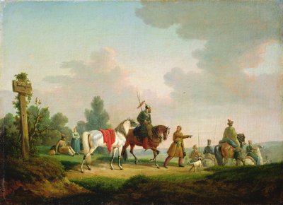 Die Partisanen im Jahr 1812, 1820 von Bernard Edouard Swebach